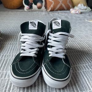 Hunter green 💚 hi- vans